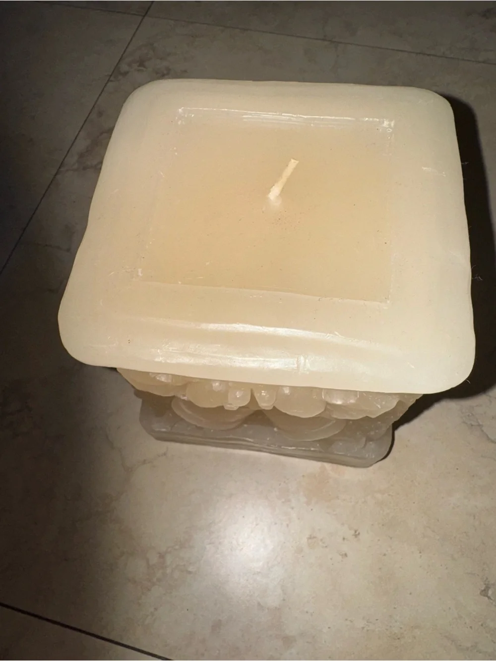 Cream Decorative Bell-Candle - Home Accents